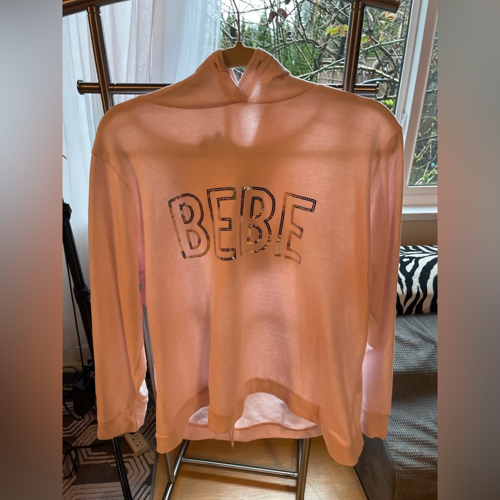 4/$20 Bebe Sport Light Pink Sweatshirt